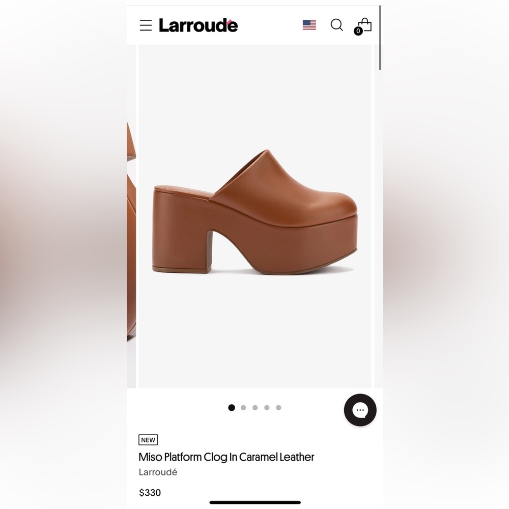 Larroudé Miso Platform Clogs